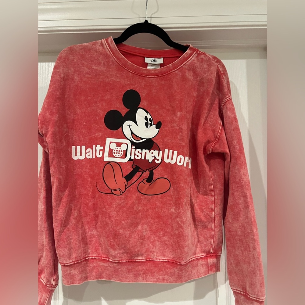 Disney parks, Walt Disney World, red Mickey pullover